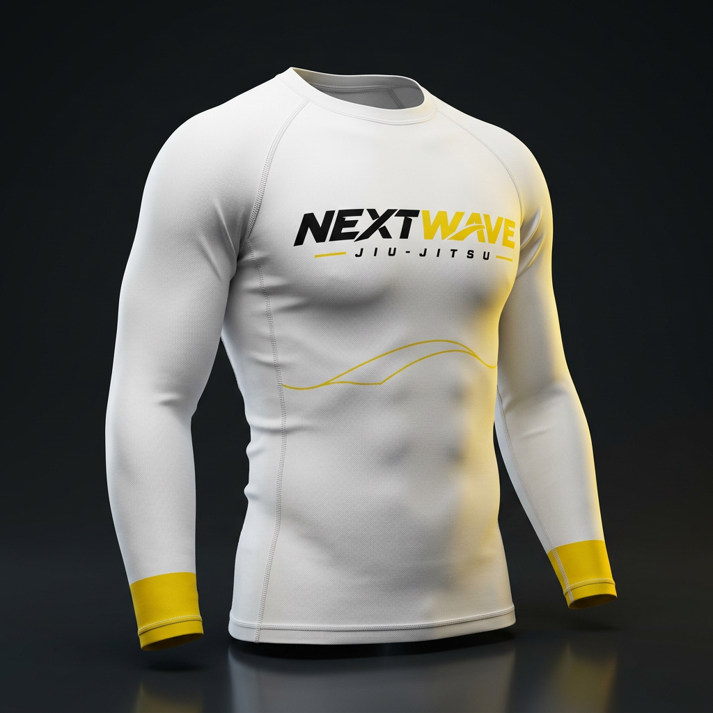 NEXTWAVE Wave Rash Guard — White product preview